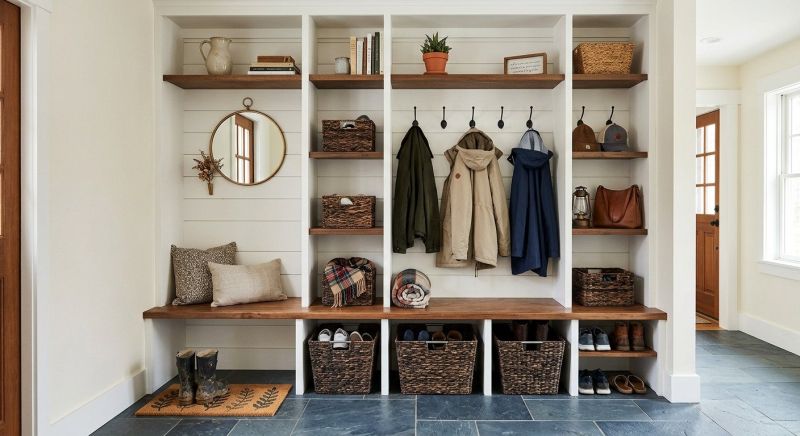 Mudroom Carpentry Installation in Greensboro, NC