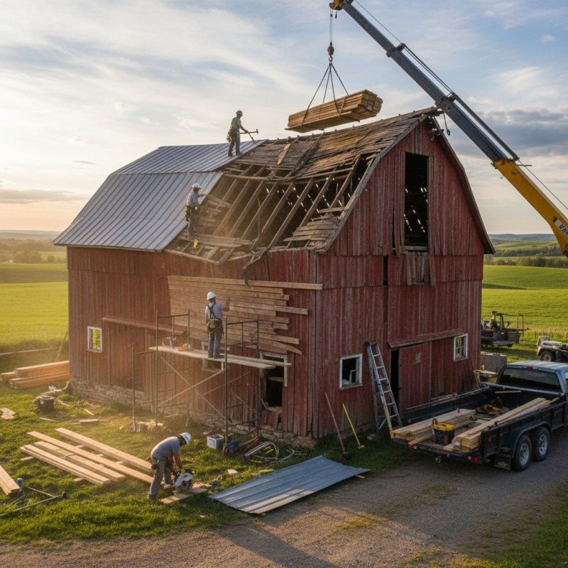 Barn Wall Repair in Wilmington, NC