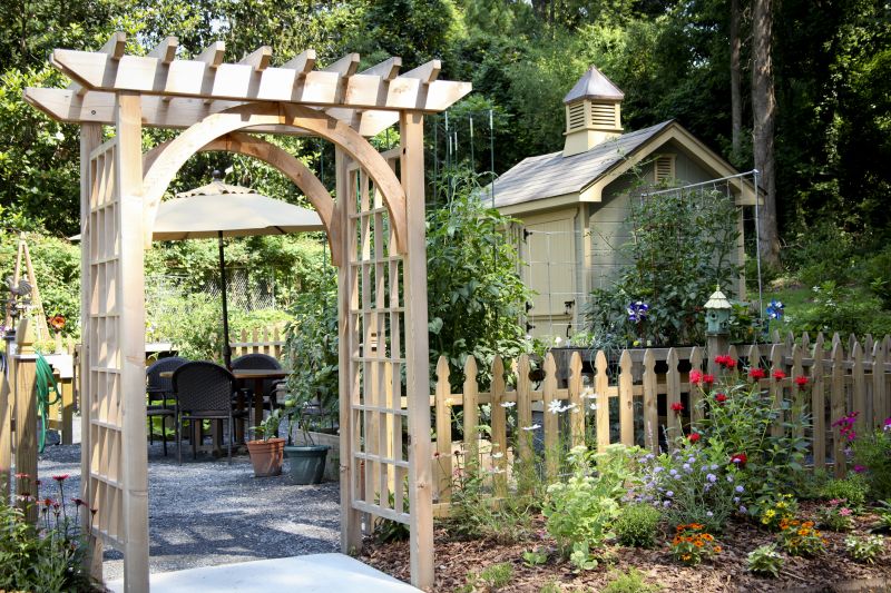 Lattice Arbor Installation in Kansas City, KS