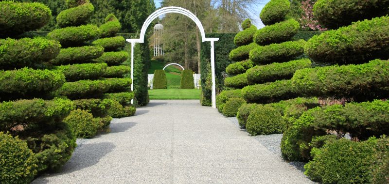 Decorative Privacy Arbors