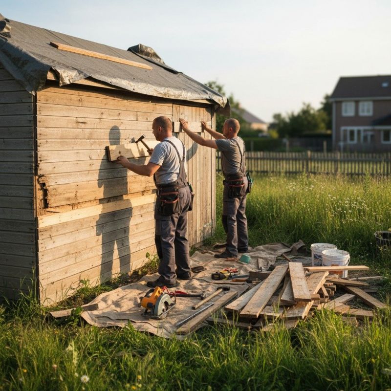 Shed Damage Repair in Conroe, TX